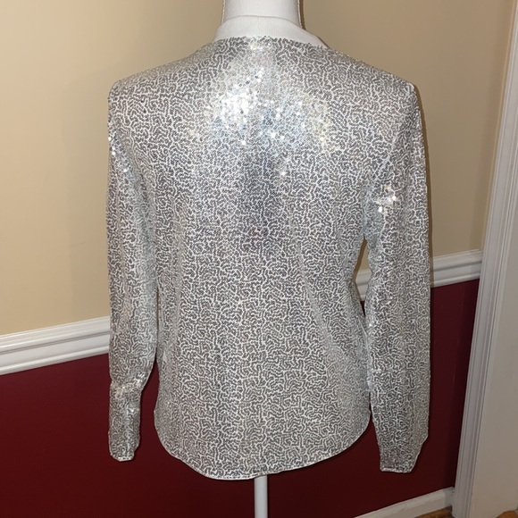NWT Kancy Kole Sequin Cardigan - Picture 2 of 6